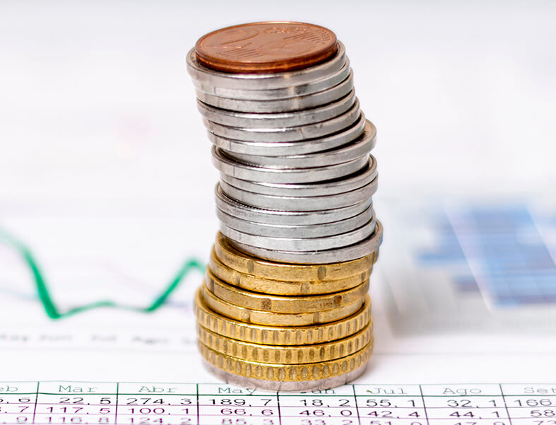 Stack of coins
